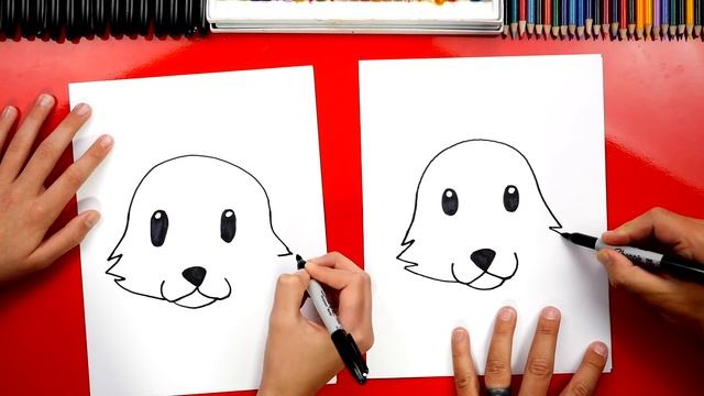How To Draw Fox Emoji Face смотреть онлайн