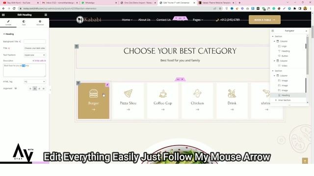 Make a Restaurant Website in Wordpress II Kababi Premium Theme II Wordpress Tutorial смотреть онлайн