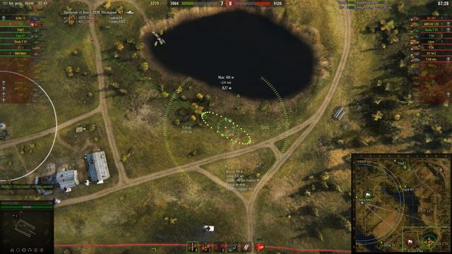 WoT - Арта T92 - 7927 дамага, обидное поражение. смотреть онлайн