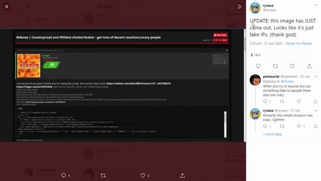 Did this player just leak my ip address? In a roblox game? смотреть онлайн