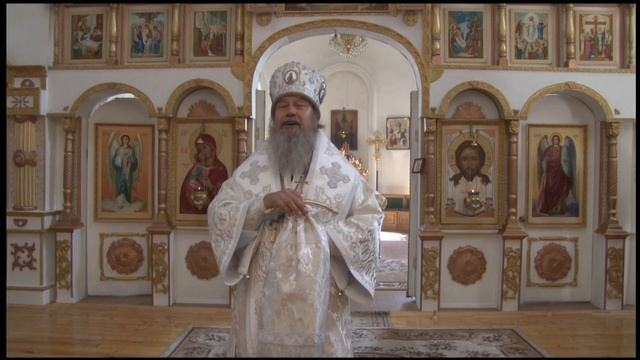 Проповедь епископа Максима в храме Спаса Нерукотворного города Ельца смотреть онлайн