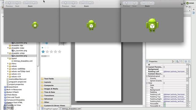 Android Tutorial 25 - Bitmap Drawables смотреть онлайн