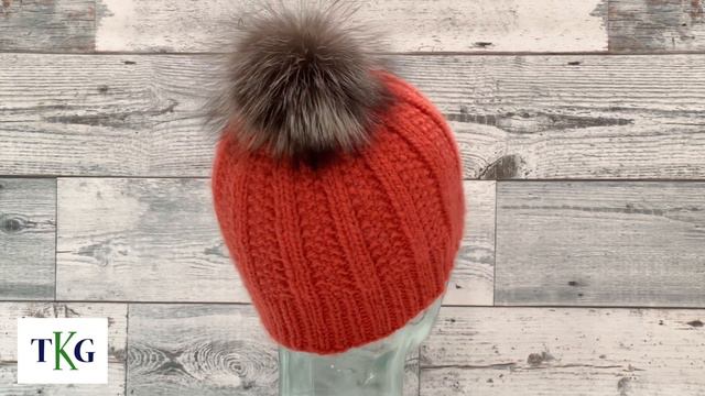 Shades of Dahlia Hat Knit Pattern Bulky Yarn #knittingpattern смотреть онлайн