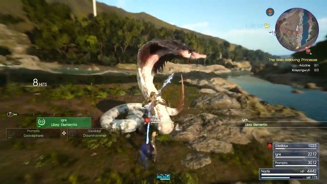 FINAL FANTASY XV - Midgardsormr Boss Fight l Level 54 Snake Boss Gameplay l PS4 Pro смотреть онлайн