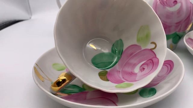 Сервиз Роза 15 предметов, Дулевский фарфор смотреть онлайн