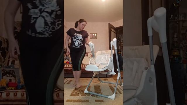 Стульчик для кормления babyton 2 в 1 с качелями смотреть онлайн