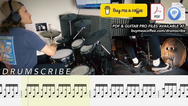AOV - Slipknot | DRUM SCORE Sheet Music Play-Along | DRUMSCRIBE