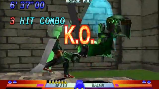 Battle Arena Toshinden 3 First Gameplay ever David Arcade смотреть онлайн
