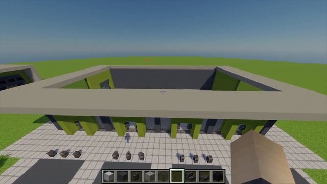 How To Build A BUS STATION In Minecraft! смотреть онлайн