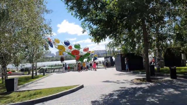 Новосибирск. Набережная. Прогулка на кораблике. смотреть онлайн
