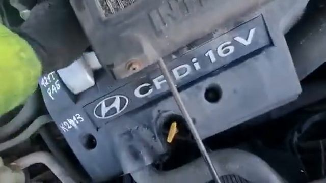 K2413 - engine test Hyundai Santa-Fe 2.0CRDi / D4EA / 5sp.man смотреть онлайн