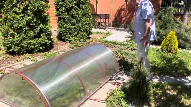 Удобный парник из поликарбоната. смотреть онлайн