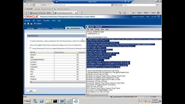 HFM EPMA Metadata Load смотреть онлайн