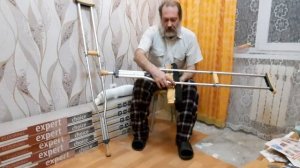 приспособление к костылям когда нога в гипсе при разрыве ахиллова сухожилия