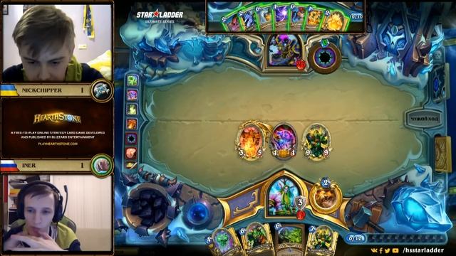 NickChipper vs Iner, StarLadder Hearthstone Ultimate Series смотреть онлайн