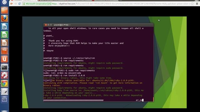 Instalación de Ruby con RVM en Ubuntu 12.04 смотреть онлайн