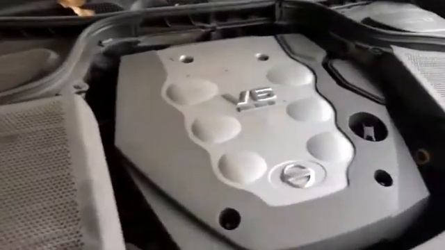 Работа двигателя Nissan Fuga VQ35DE смотреть онлайн