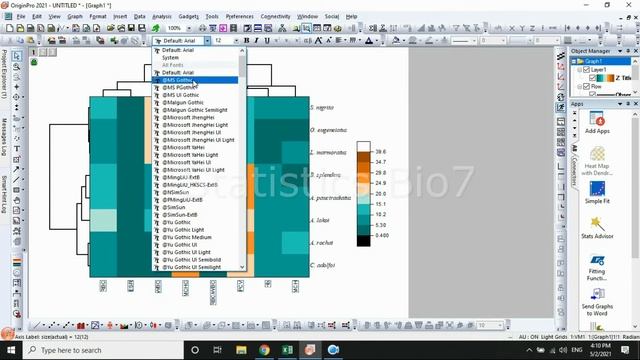How to Draw a Heat Map with Dendrogram in Originpro 2021 | Biostatistics | Statistics Bio7 смотреть онлайн