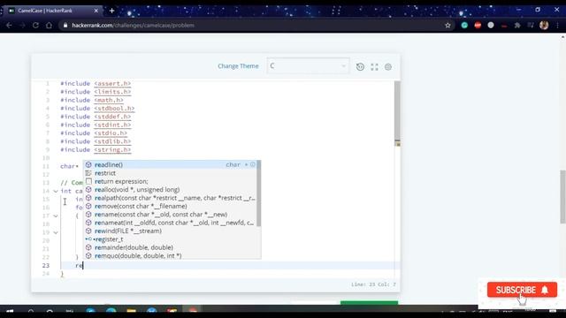 CamelCase using C [HackerRank] смотреть онлайн