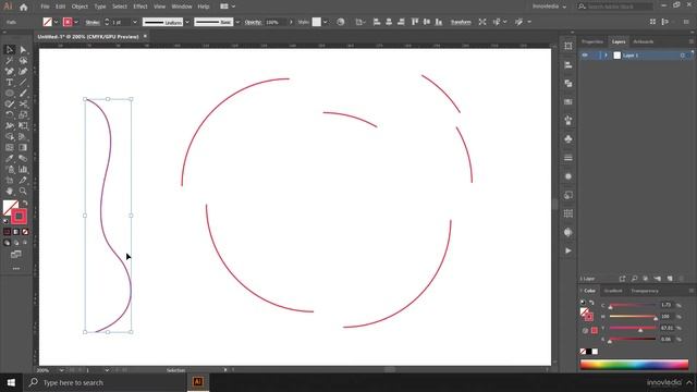 How to cut, break, or split a path in Adobe Illustrator смотреть онлайн