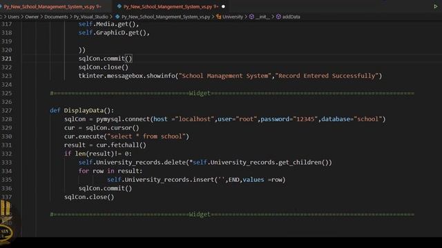 How to Create School Management System with MySQL using Python in Visual Studio Code - Part 4 of 4 смотреть онлайн