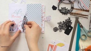 Мини альбом из одного листа МАСТЕР КЛАСС  новая скрапбукинг конструкция альбома от Ольги Котляровой