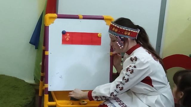 Занятие по нетрадиционной технике рисования в подготовительной к школе группе "Чувашский Орнамент" смотреть онлайн