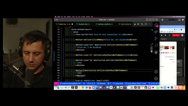 build buttons, badges, radio, checkboxes with React and TypeScript in RemixJS for a live website. смотреть онлайн