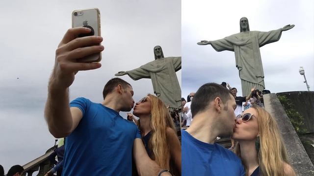 Статуя Христа. Отдых в Бразили. Cristo Redentor. Christ the Redeemer. Рио де Жанейро. смотреть онлайн