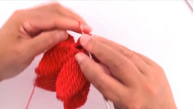 Como hacer flores Nochebuena con tallos a Crochet punto 3D centros de mesa tejido tallermanualperu смотреть онлайн
