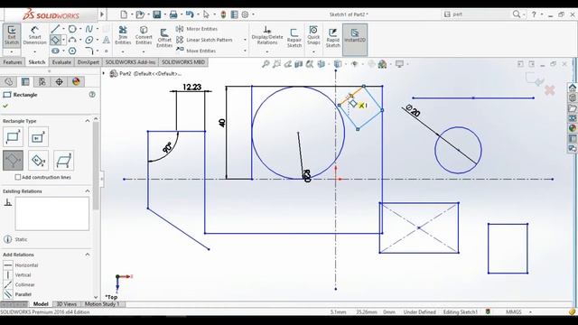 SOLIDWORKS - SKETCH, TRIM,OFSET HINDI|URDU смотреть онлайн