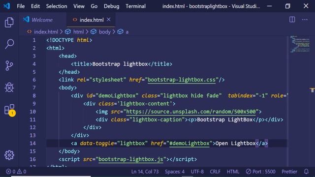 Bootstrap 4 LightBox Plugin Demo смотреть онлайн