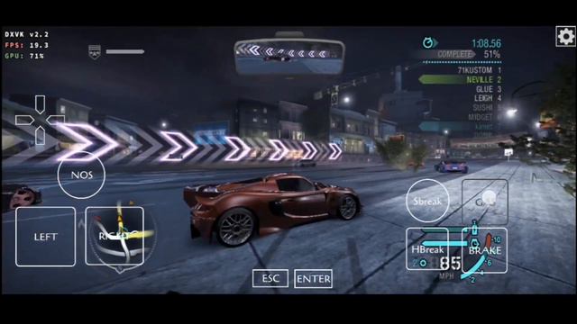 Need For Speed Carbon Redux REMASTERED HD | Max Settings | BOX64 | Poco X3 Pro
