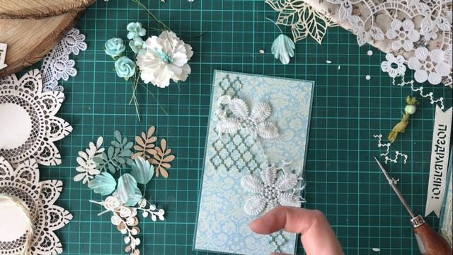 Мини Мк по созданию открытки с применением вырубки смотреть онлайн