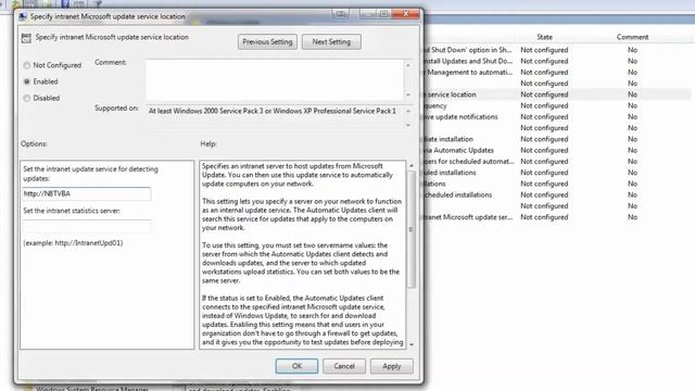 Specify a WSUS Server on Windows Client System смотреть онлайн