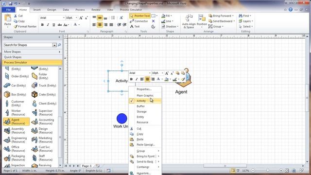 Change a Resource Graphic To an Entity Graphic - Process Simulator Solution смотреть онлайн