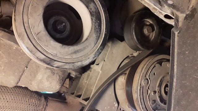 Заміна натяжного роліка ремня генератора кондиціонер насосу ГУР на Авео Т250 смотреть онлайн