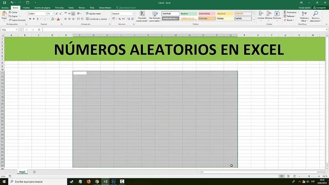 Como generar números aleatorios en Excel 2020 смотреть онлайн