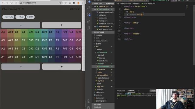 Music web app dev pt.8: fix unmounted components and add dark mode switch смотреть онлайн