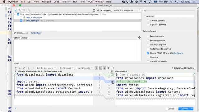 How to do partial commits in PyCharm смотреть онлайн