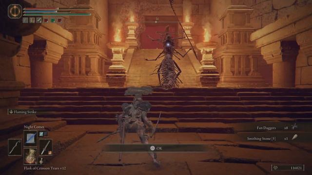 ELDEN RING Lake of Rot grand cloister walkthrough for Scorpion's Stinger and passage to boss fight смотреть онлайн