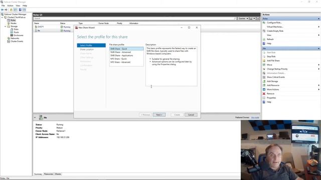 How to add the file sharing role to a Windows 2019 failover cluster смотреть онлайн