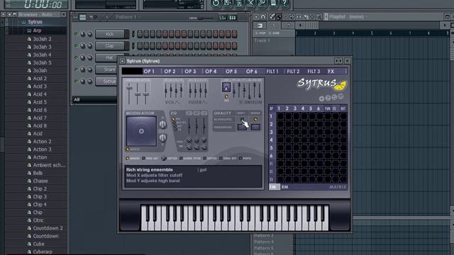 Видео урок № 3.11 Синтезатор Sytrus смотреть онлайн