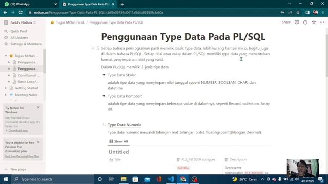 Penggunaan Variable, If and Case, Loop di dalam PLSql смотреть онлайн