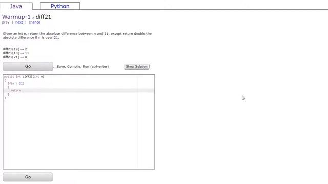 Coding Practice - Beginner Programming Problems in Java #4 - diff21 смотреть онлайн