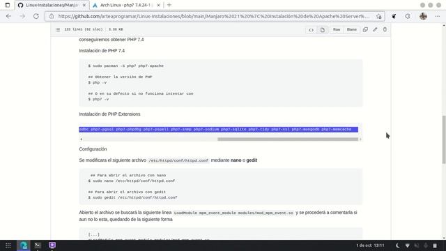 Manjaro - ArchLinux | Cómo instalar PHP 7.4 y Apache Server en Manjaro 21 o ArchLinux смотреть онлайн
