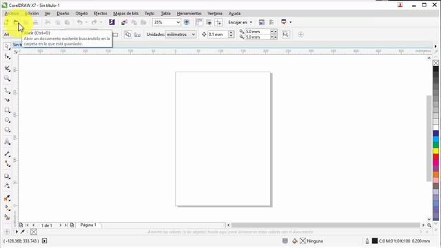 inicio y partes de la ventana de CorelDraw - Clase1 смотреть онлайн