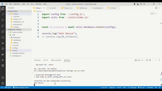 node js dotenv, Sequalize смотреть онлайн