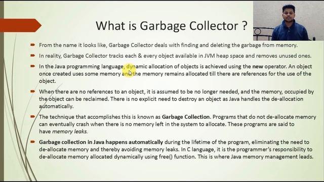 Garbage collection in java hindi смотреть онлайн