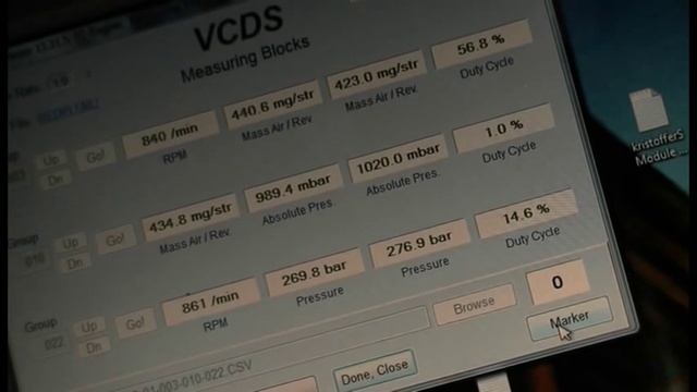 Audi A6 3.0 TDi V6 VCDS MVBs test after throttle body adapter clean... смотреть онлайн
